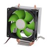 CPU Cooler Dual Heat Pipe 48CFM DC12V Quiet Operation Hydraulic