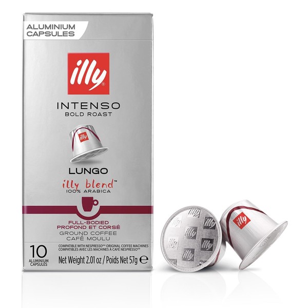 illy Aluminum Espresso Capsules - Compatible with Nespresso Machines -