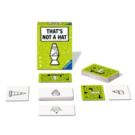 Ravensburger - 22589 - That's not a hat - Pop Culture - Party Game, Card Game for 3-8 People, Fun Entertainment from 8 Years