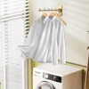 Sumnacon Clothes Rack, 2 Pcs Stainless Steel Clothes Hanger, Wall