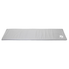 Re Exercise Mat, Straight (Length 52.8 x Width 22.8 inches (133 x 58 x 2.5 cm), Stretch, Pilates, Yoga, (Silver)