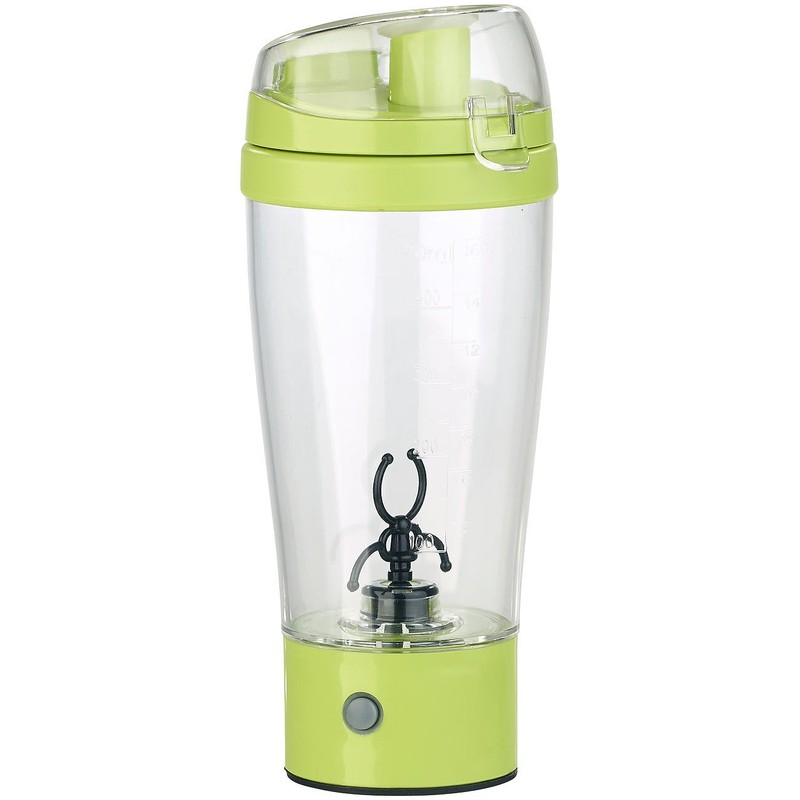 Rosenstein & Söhne Shaker: Self-Stirring Drinking Cup with Electric Whisk,