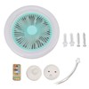 9.8 Inch Ceiling Fan Light Small E27 36W Quiet Adjustable