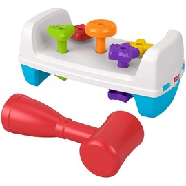 Fisher-Price Tap & Turn Bench, Double-Sided Infant & Toddler Toy