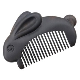 FRCOLOR Bunny Comb Wood Hair Pick Hair Decorations Rabbits Decor Hair Comb for Women Comb for Outdoor Lovely Rabbit Shaped Comb Handmade Hair Comb No Static Comb Wooden China Pocket Miss