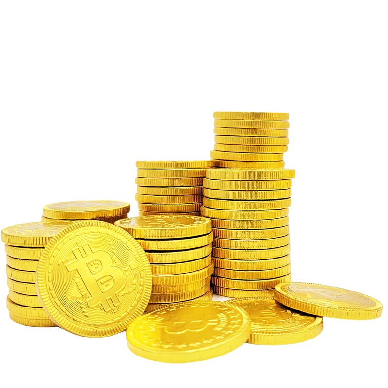 Fruidles Original Crypto Chocolate Coins, Made with Premium Belgian Chocolate,