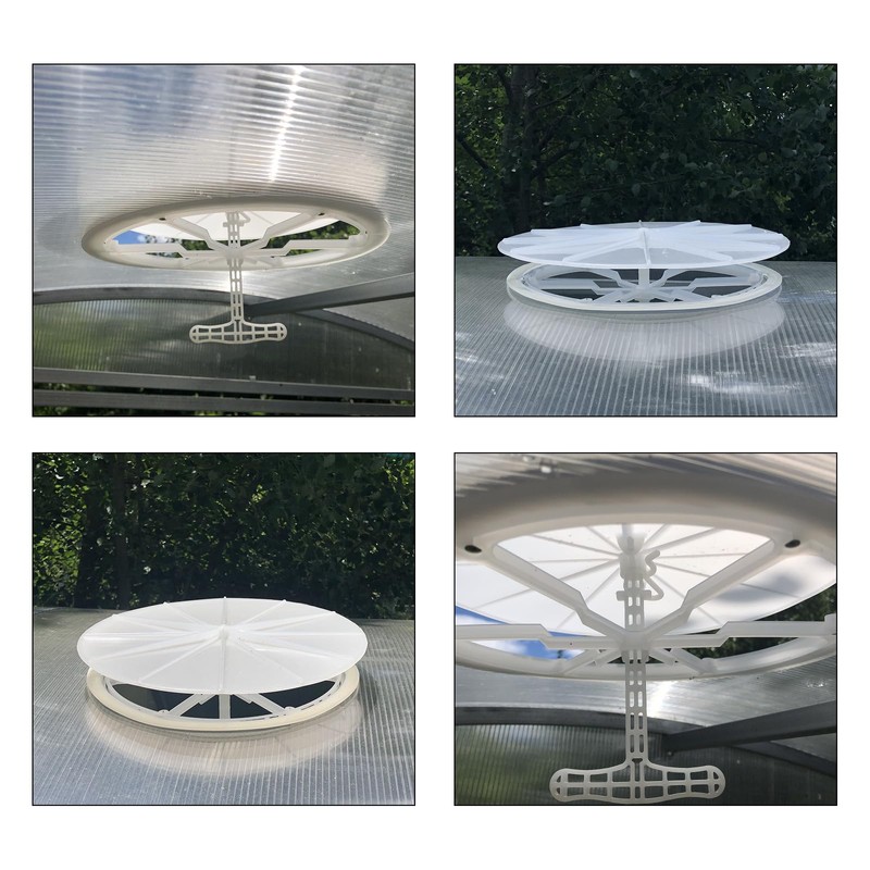 Gardj Greenhouse Opener Alternative - Manual Ventilation Flap for Polycarbonate,