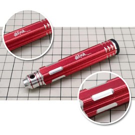 [SAISAC] Sujibori 5 Blade Set, Chisel, Muscle Carving, Gunpla Tool, Figure, Model Chisel Set, Plastic Model, Chisel Set, 5 Blades (Red)