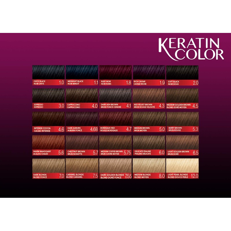 Schwarzkopf Keratin Color Permanent Hair Color Cream, 7.0 Dark Blonde