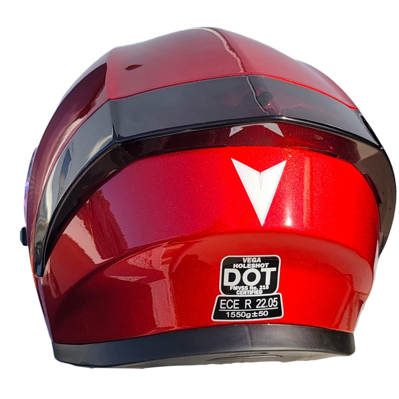 Vega Helmets Holeshot Motorcycle Helmet for Street Bikes Sports Bikes
