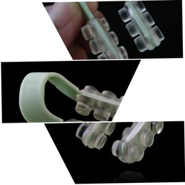 Healeved 1set U-Type Nose Clips for Night Sleep Silica Gel Nasal Splint for Women Comfortable Fit Easy to Wear Combination Design