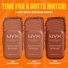 NYX PROFESSIONAL MAKEUP Matte Buttermelt Bronzer, Longwear Face Makeup with