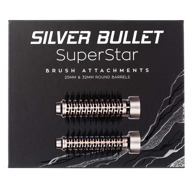 Silver Bullet Superstar Spare Brushes - 32mm + 25mm