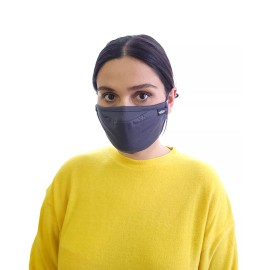 TS Face Masks Gray Reusable Fabric Cloth Face Mask Adjustable Bamboo Breathable Washable Mask