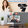 Webcam Cámara Web Full HD 1080p 30fps con Micrófono Integrado