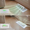 2-in-1 Vent Deflector for Home Floor, Strong Plastic, 4"x10“ Register