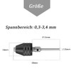 Mesee Keyless Mini Drill Chuck Adapter, 0.3-3.4 mm Quick Release