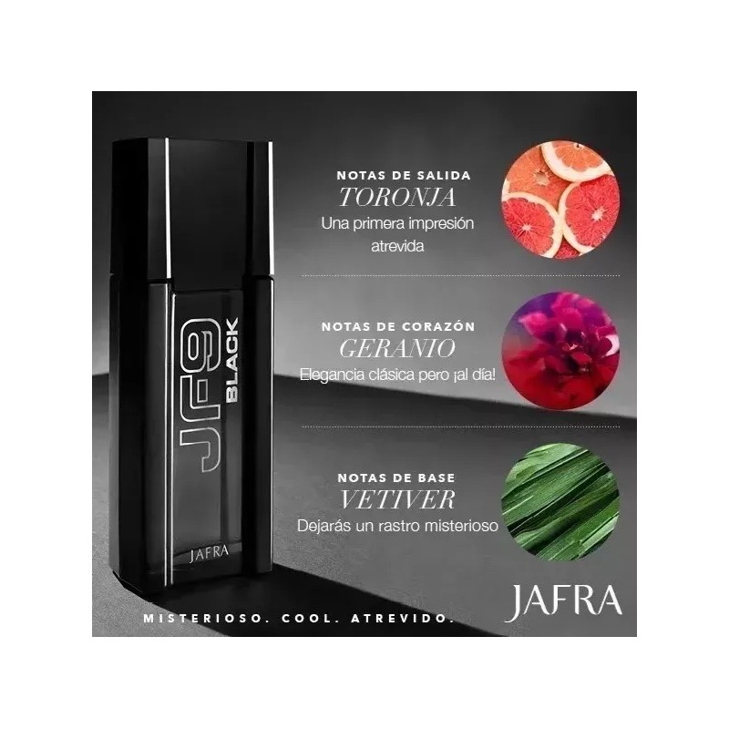 Jafra Jf9 Black 100% Original. Volumen De La Unidad 100