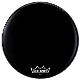 Remo PM2426-MP-U Powermax 2 Ebony Crimp lock Bass Drumhead, 26"