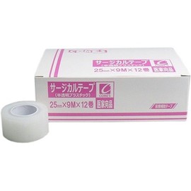 Athletic Tape Plastic Translucent 25 mm X 9 m X 12 Rolls 1 Box (医家 One Way For Therapeutic) Count