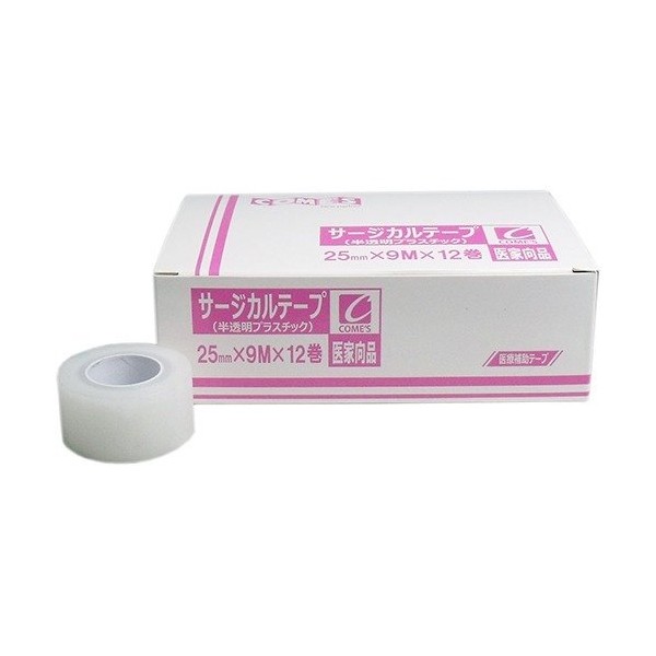 Athletic Tape Plastic Translucent 25 mm X 9 m X 12 Rolls 1 Box