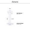Crdifu 20 Plastic Lip Piercing Labret Stud Retainers Flexible Plastic