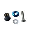 MotorToGo 1 x Blue Caped Motorcycle Windscreen WindShield Well Nut