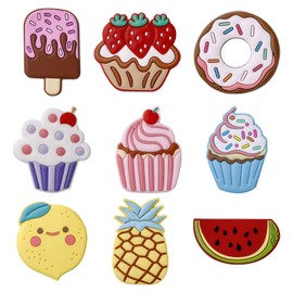 9 Magnets Fridge Magnets Children, Fruit Fridge Magnets, Creative and Interesting Shapes, Strong Adsorption, Suitable for Whiteboard Preschool Courses, Families and Classrooms
