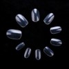 Kingsie 600Pcs Nail Tips 10 Sizes Oval Short False Nails
