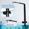 MEKOTRIN Adjustable Aquarium Light Bracket, Universal Aquarium Light Stand for