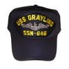 USS Grayling SSN-646 with Enlisted Silver Dolphins HAT - Veteran