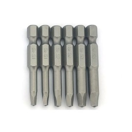 Silverhill Tools ABSSQU 6pc Square Drive Power Bit Set (SQ1, SQ2, SQ3)