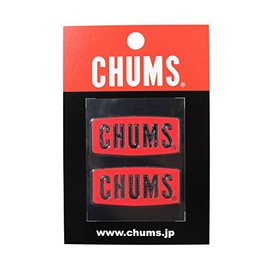 (Chums) Chums tyamusurogoenbosusutekka- CH62 – 1125 Chums Logo Emboss sticeri , red