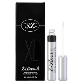 Sérum para cejas XL para cejas más oscuras, densas y gruesas - extractos botánicos, apto para pieles sensibles y cejas finas, vegano y libre de crueldad animal (6 ml, suministro para 6 meses)