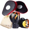 Marshel Parent-child Boxing Kids Gloves Adult Mitts Set with Storage