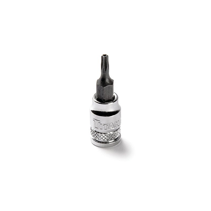 Titan 66810 1/4-Inch Drive x TR10 Tamper Resistant Torx Bit