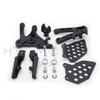 Black Front Rider Foot Pegs Bracket Fit For Honda Cbr600Rr