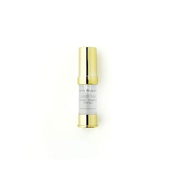 Liquid Silk Under Makeup Primer by Jerome Alexander, Smoothes Skin & Minimizes Appearance of Pores for Flawless Makeup Application