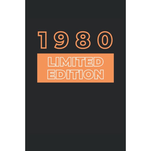 1980 - Limited Edition, 42th Birthday Diary: Dot Grid Paper,
