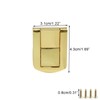 Sscon 20 Pack Hasp Latch Catch Lock1.69" x 1.26" (LxW)