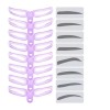 (LOT OF 2) 8 Styles Eyebrow Shaping Stencils Grooming Shaper