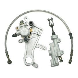 M MATI Rear Brake Caliper Master Cylinder Hose Assembly for Honda CR125 CR250 CRF250 CRF450 43150-KRN-711 43500-KZ4-J41