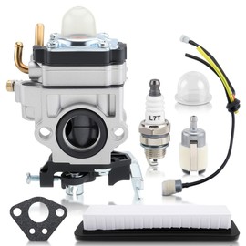 Carburetor for Echo PB-651H, PB-651T, PB-751H, PB-751T, PB-755H, PB-755T Backpack Blower, Shindaiwa EB633RT Leaf Blower, with Air Filter, Fuel Filter, Spark Plug Turn Up Kits, Replace Part# A021000811