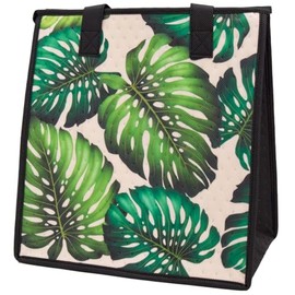 Tropical Paper Garden - Medium Insulated Lunch Bag - Monstera Muse Cream