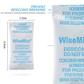 Wisesorb Wisesorb Silica Gel Packets, 0.5 Gram 5600 Silica Packets, Food Grade Dessicant, Dessicant Packs, Silica Gel for Food, Moisture Packets for Food Storage