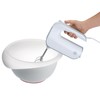 Westmark 3152227W Mixing Bowl Without Lid, 84.5 oz, White/Red