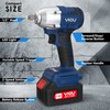 YIOU 20V MAX Cordless Impact Wrench 1/2 inch,Compact Impact Wrench