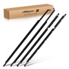 maXpeedingrods 4Pcs Weatherstrip Window Molding Trim Seal Belt for Toyota