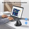 UGREEN Vertical Mouse Bluetooth 5.0 & 2.4G Wireless Ergonomic Mouse