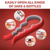 PRIMES 4 in 1 jar Opener, Easy Grip Multi-Opener Multifunctional